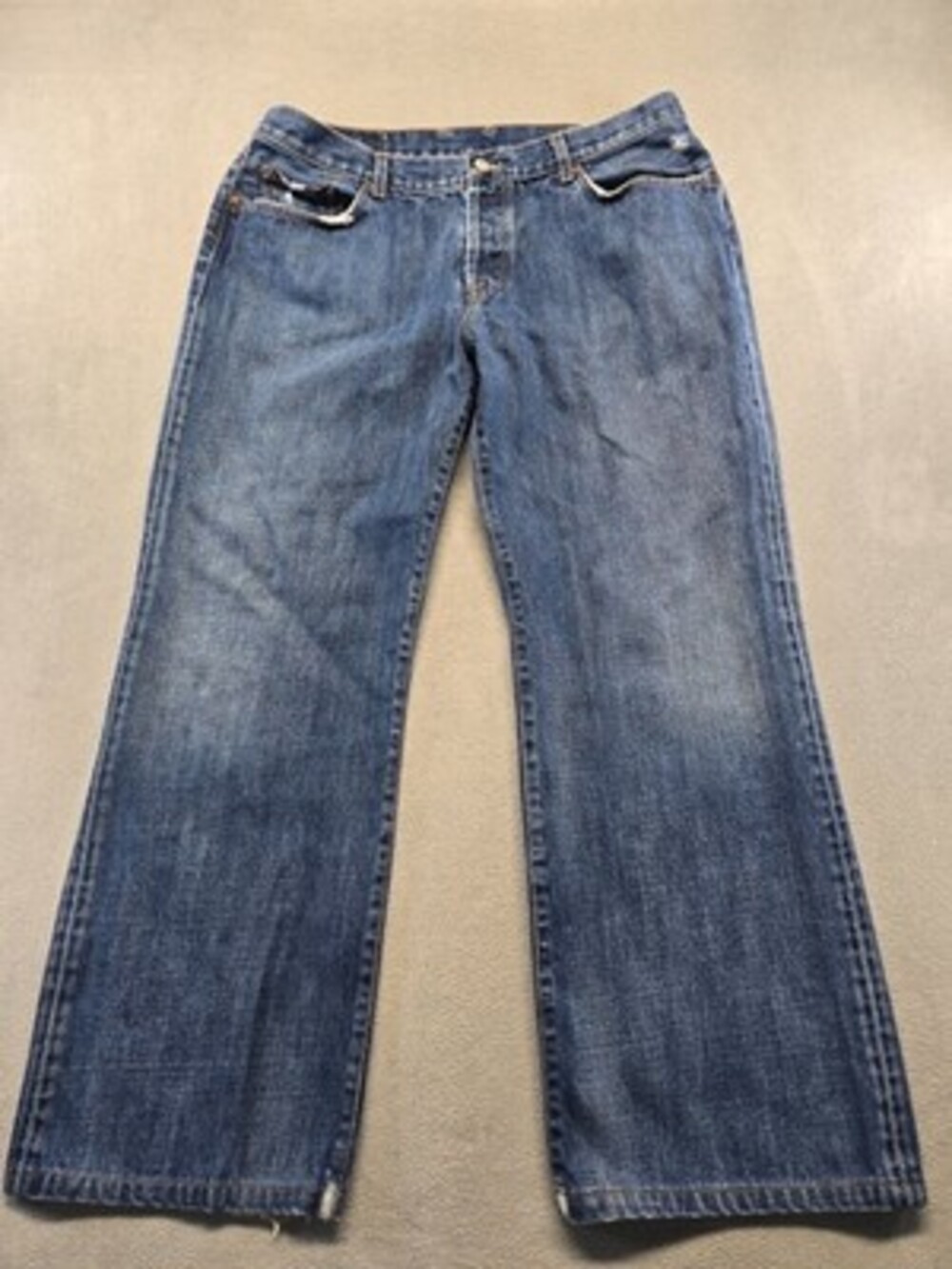 Lucky Brand Vintage Dylan Jeans Mens 36x30 Blue Denim Straight Leg Size Waist 36